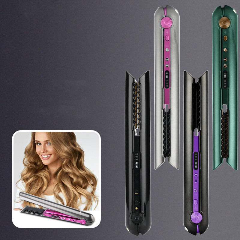 USB Wireless Charging Hair Straightener